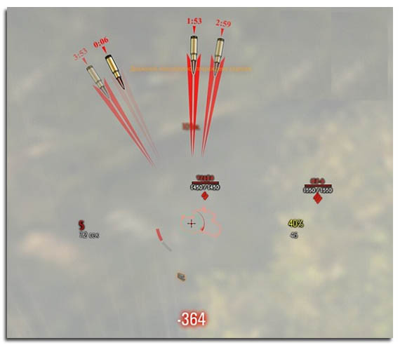damage indicator - sensing fire sensing fire mod wot