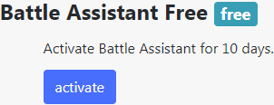 Battle Assistant Activation